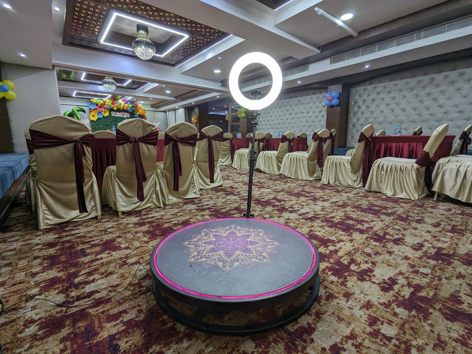 Stage product launch